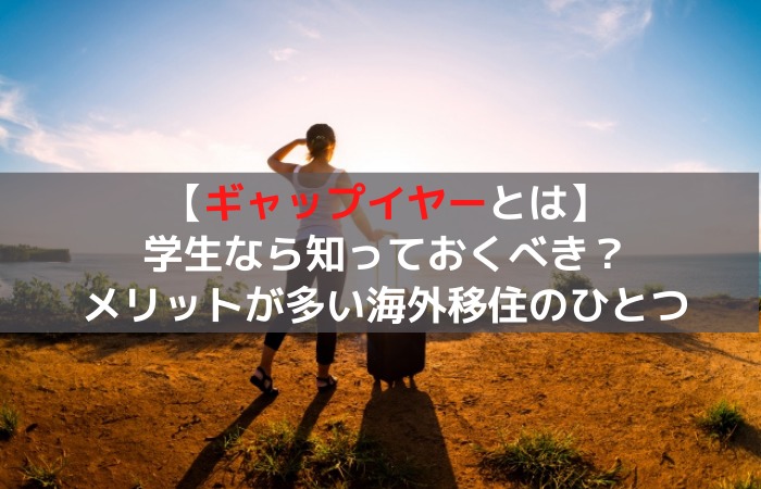 ギャップイヤー