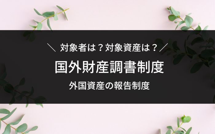 国外財産報告制度